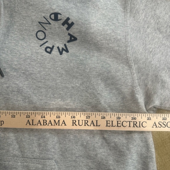 Champion Powerblend Fleece Hoodie NWT Men’s Sz M Athletic Logos Cozy Streetwear - Picture 3 of 9